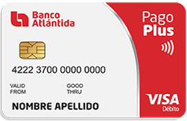 Tarjeta de Débito Visa Pago Plus